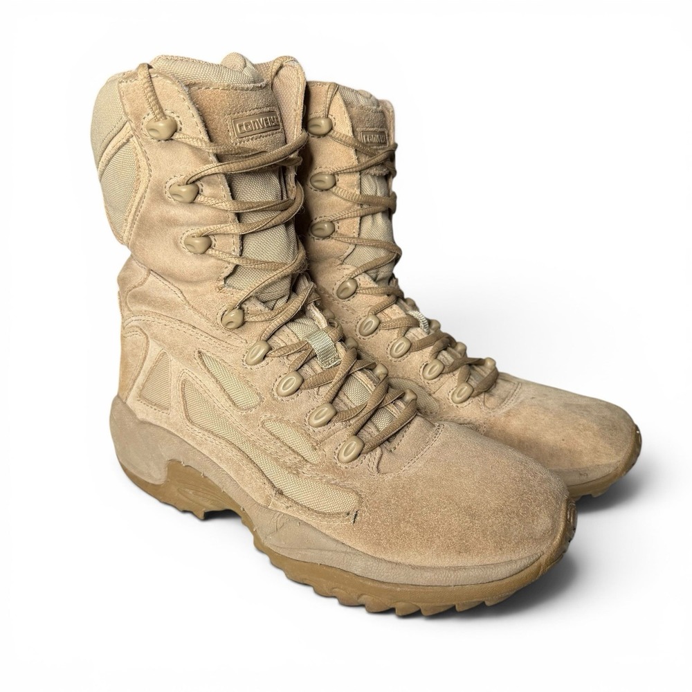 Converse Rapid Response Tactical Boots Size 7.5 Desert Suede Leather Tan C8896